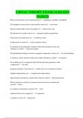 CIBTAC THEORY EXAM Already Passed