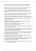 AVMG 4200 EXAM 2 QUESTIONS AND ANSWERS