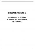 Wat Maakt De Mens - EINDTERMEN KWESTIE 1