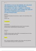 NR507 final and midterm exams package - ADVANCED PHARMACOLOGY NR 507 EXAM RECENT AND COMPLTE VERSION ALL QUESTIONS AND CORRECT ANSWERS&sol; WELL ELABORATED&sol; BEST GRADED A 