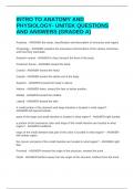 INTRO TO ANATOMY AND PHYSIOLOGY- UNITEK QUESTIONS AND ANSWERS &lpar;GRADED A&rpar;