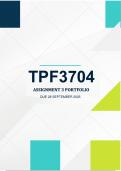TPF3704 Assignment 50 Portfolio 2025 - Due 28 September 2025