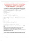 BIO 202 &lpar;ANATOMY AND PHYSIOLOGY II&rpar; MIDTERM EXAM AND PRACTICE EXAM &sol;NEWEST ACTUAL EXAM COMPLETE 125 QUESTIONS AND CORRECT DETAILED ANSWERS &lpar;VERIFIED ANSWERS&rpar; &vert;ALREADY GRADED A&plus;