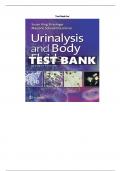 TEST BANK For Urinalysis and Body Fluids&comma; 7th Edition by Strasinger&comma; Verified Chapters 1 - 17&period;
