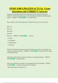 EPME 5300 UPDATED ACTUAL  Exam  Questions and CORRECT Answers 