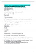 AGACNP ANCC BOARDS ENDOCRINE EXAM 2025&sol;2026 QUESTIONS WITH SOLUTIONS GRADED A&plus;