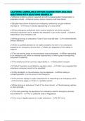 CALIFORNIA AMBULANCE DRIVERS EXAMINATION 2025&sol;2026 QUESTIONS WITH SOLUTIONS GRADED A&plus;