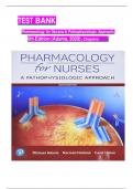 TEST BANK Pharmacology for Nurses-A Pathophysiologic Approach&comma; 6th Edition &lpar;Adams&comma; 2020&rpar;&comma; Chapters 1 - 50