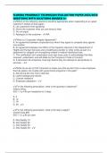 FLORIDA PHARMACY TECHNICIAN EVALUATION PAPER 2025&sol;2026 QUESTIONS WITH SOLUTIONS GRADED A&plus;