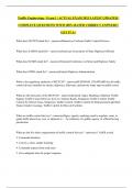 Traffic Engineering - Exam 1 &vert; ACTUAL EXAM 2025 LATEST UPDATED &vert; COMPLETE QUESTIONS WITH 100&percnt; RATED CORRECT ANSWERS &vert; GET IT A&plus;