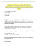 NSG 6006 EXAM &vert; ACTUAL EXAM 2025 LATEST UPDATED &vert; COMPLETE QUESTIONS WITH 100&percnt; RATED CORRECT ANSWERS &vert; GET IT A&plus;