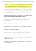 BIO340 Exam 2 &vert; ACTUAL EXAM 2025 LATEST UPDATED &vert; COMPLETE QUESTIONS WITH 100&percnt; RATED CORRECT ANSWERS &vert; GET IT A&plus;