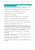 MDARD MICHIGAN PESTICIDE APPLICATOR 2025&sol;2026 QUESTIONS WITH SOLUTIONS GRADED A&plus;
