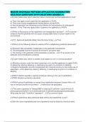 MDARD MICHIGAN PESTICIDE APPLICATOR EXAMINATION 2025&sol;2026 QUESTIONS WITH SOLUTIONS GRADED A&plus;