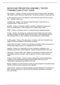 BACKFLOW PREVENTION ASSEMBLY TESTER TRAINING EXAM STUDY GUIDE