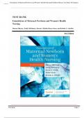 foundations of maternal newborn and women s health nursing 8th edition complete latest update.