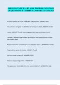 OREGON STATE BOARD NAIL TECHNOLOGY EXAM  130 QUESTIONS & CORRECT ANSWERS LATEST 2025 