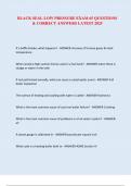 BLACK SEAL LOW PRESSURE EXAM 65 QUESTIONS  & CORRECT ANSWERS LATEST 2025