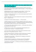 TED 105 FINAL EXAM PAPER 2025&sol;2026 QUESTIONS WITH SOLUTIONS GRADED A&plus;