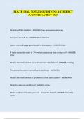 BLACK SEAL TEST BUNDLE WITH 8 ITEMS QUESTIONS & CORRECT ANSWERS LATEST 2025
