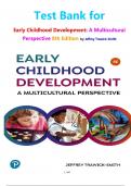 Test Bank for  Early Childhood Development&colon; A Multicultural Perspective 8th Edition by Jeffrey Trawick-Smith isbn-9780137544981 Complete Guide Graded A&plus;