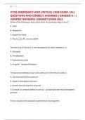 VTNE EMERGENCY AND CRITICAL CARE EXAM &vert; ALL QUESTIONS AND CORRECT ANSWERS &vert; GRADED A&plus; &vert; VERIFIED ANSWERS &vert; NEWEST EXAM 2025