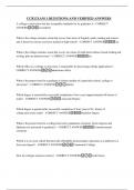 CCR EXAM 1 QUESTIONS AND VERIFIED ANSWERS