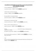 CHAMPIONS POWERHOUSE TRAINING SAE EXAM QUESTIONS AND VERIFIED ANSWERS