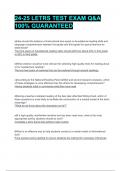 24-25 LETRS TEST EXAM Q&A  100&percnt; GUARANTEED 