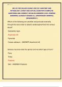 BIO 201 RIO SALADO EXAM 3&sol; BIO 2O1 ANATOMY AND  PHYSIOLOGY LATEST 2025 ACTUAL EXAM WITH COMPLETE  QUESTIONS AND CORRECT DETAILED ANSWERS &lpar;100&percnt; VERIFIED  ANSWERS&rpar; &vert;ALREADY GRADED A&plus;&vert; &vert;&vert;PROFESSOR VERIFIED&vert;&vert;  &vert;&vert;BRANDNEW&excl;&excl;&excl;&vert;&vert;