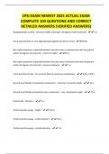 CPSI EXAM NEWEST 2025 ACTUAL EXAM COMPLETE 104 QUESTIONS AND CORRECT DETAILED ANSWERS &lpar;VERIFIED ANSWERS&rpar;