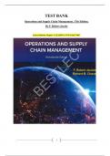 Test Bank for  Operations and Supply Chain Management&period; 17th Edition&period; By F&period; Robert Jacobs&period; Latest Edition&vert;&vert; Chapter 1-22&vert;&vert; ISBN-13 978-1266271007