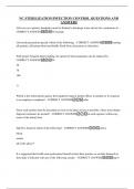NC STERILIZATION-INFECTION CONTROL QUESTIONS AND ANSWERS