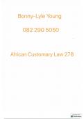 African Customary Law 278