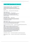 AAET DEF Questions & Answers