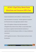AU 60 - Chpt 2 Key Items Exam Questions and Answers 100&percnt; Pass