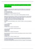 NTR 604 EXAM BUNDLE 