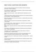 MNGT EXAM 4 QUESTIONS AND ANSWERS