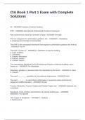 CIA Book 1 Part 1 Exam with Complete Solutions &vert; Rated A&plus;