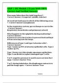 A&P 1 101 Module 2 Exam With 100&percnt; Correct And Verified Answers