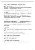 CPE EXAM 1 QUESTIONS AND ANSWERS