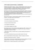 CPE EXAM QUESTIONS & ANSWER