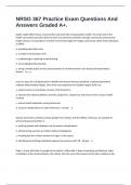 NRSG 367 Practice Exam Questions And Answers Graded A&plus;&period;