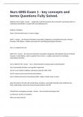 Nurs 6005 Exam 1 - key concepts and terms Questions Fully Solved&period;