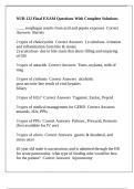 NUR 122 Final EXAM Questions With Complete Solutions