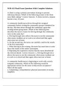NUR 412 Final Exam Questions With Complete Solutions&period;