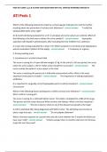 PEDS ATI EXAM 1&comma;2&comma;2 & 4 &lpar;OVER 1400 QUESTIONS WITH ALL VERIFIED ANSWERS&rpar; GRADED A&plus;
