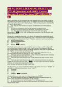 301 NC POST-LICENSING PRACTICE EXAM Questions with 100&percnt; Correct Answers Latest Versions 2025 GRADED A&plus;