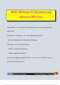 BESC 204 Exam &num;1 Questions and Answers 100&percnt; Pass