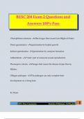 BESC 204 Exam 2 Questions and Answers 100&percnt; Pass